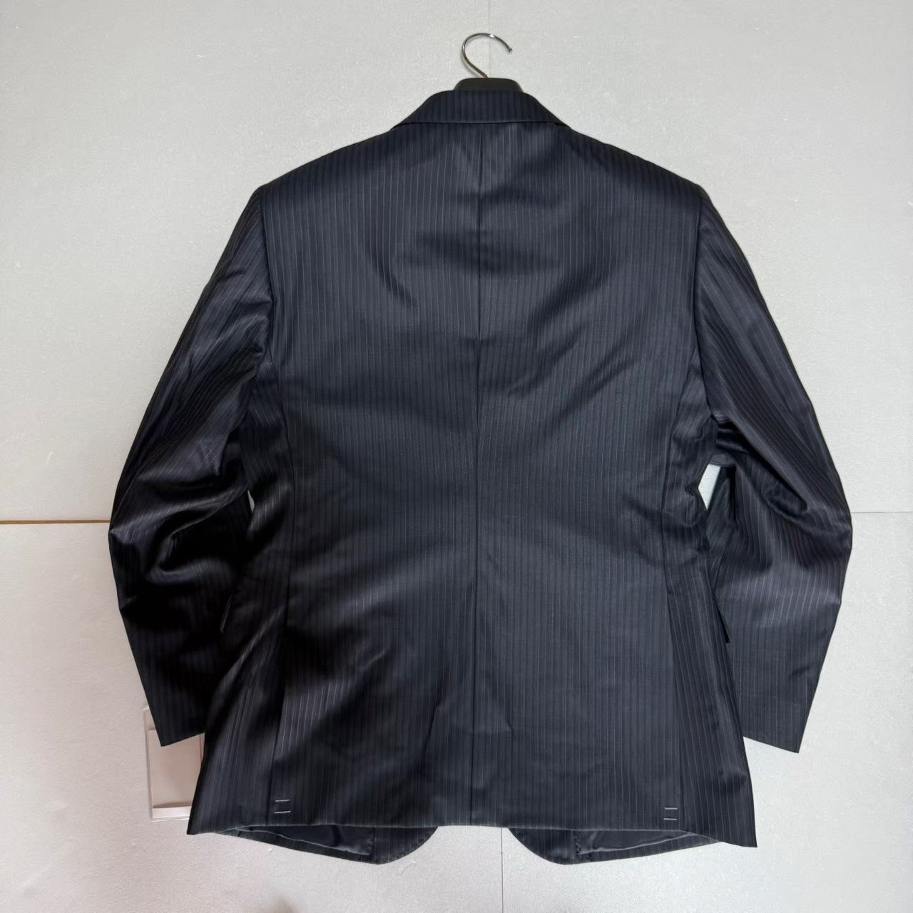 【OG-22】GIVERDYE (ジバルディ)617B8002 ネイビー シャドーストライプツーパンツスーツ A3