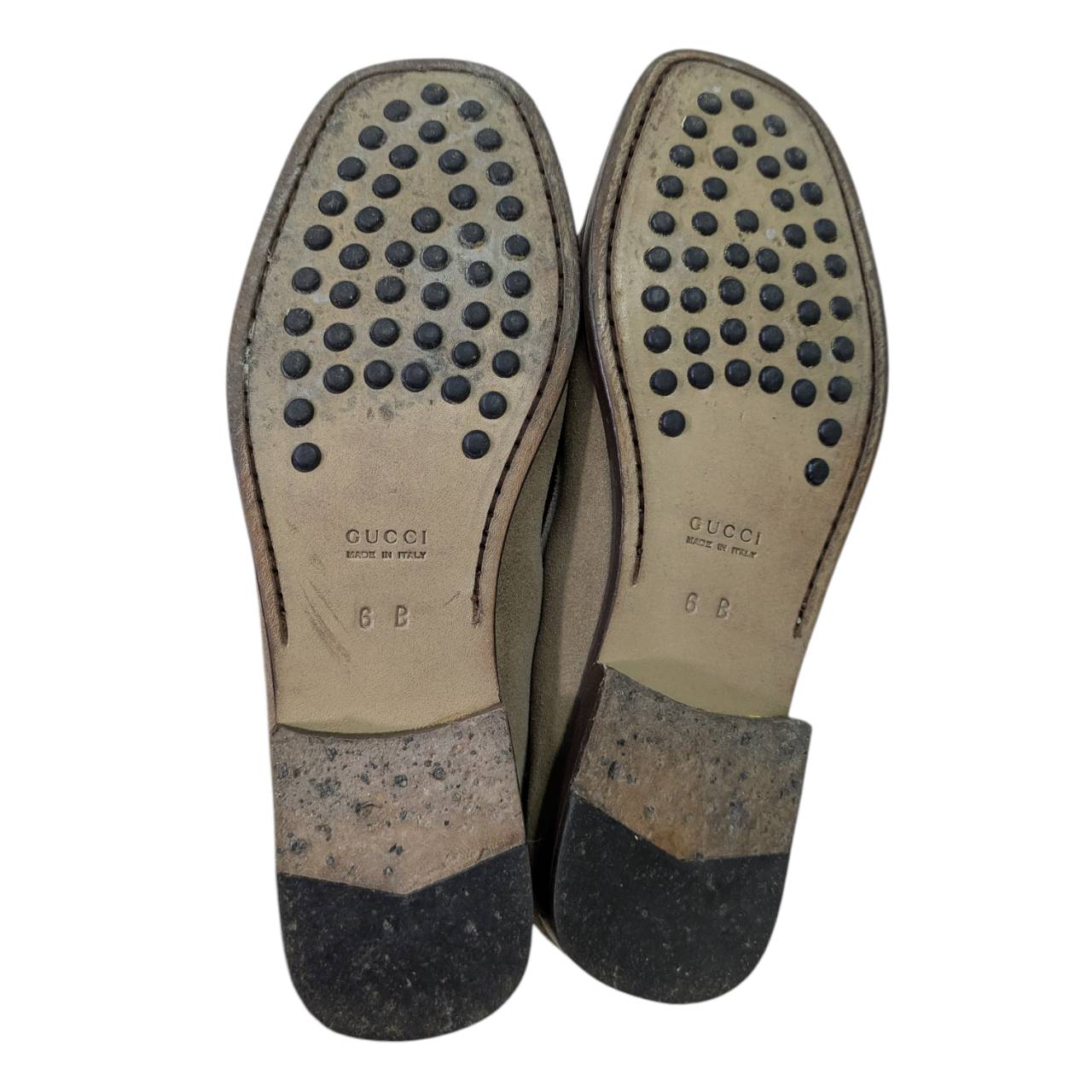 【RC2601-304】GUCCI ローファー ベージュ 6B