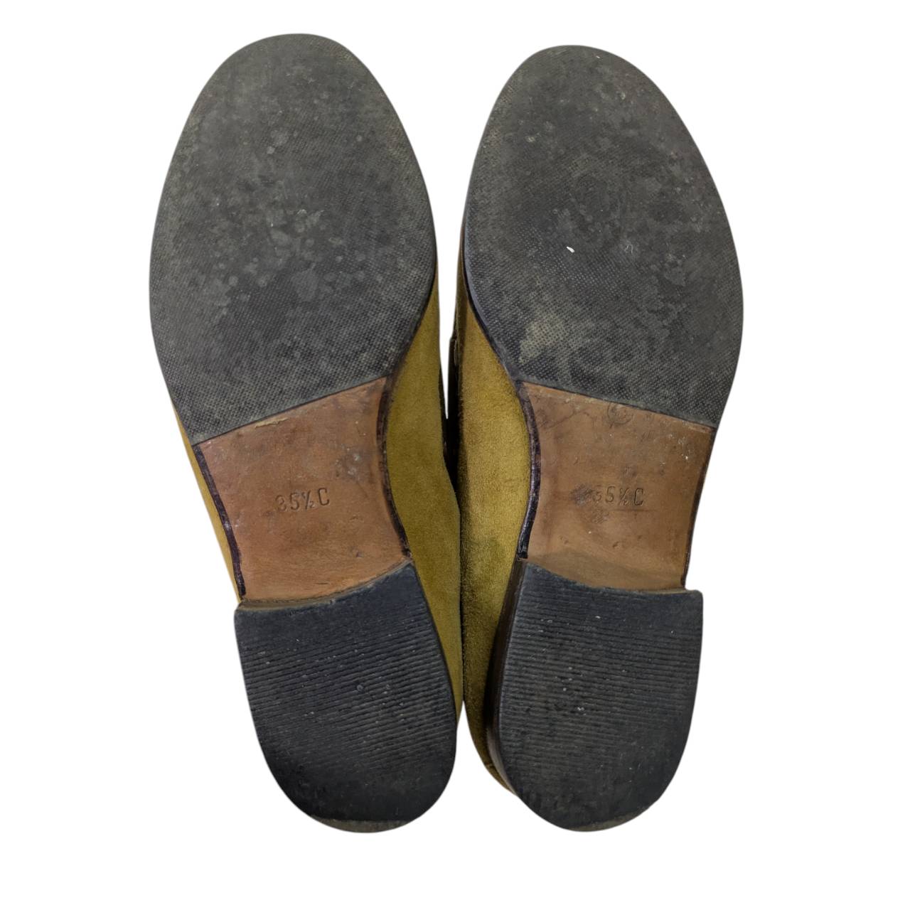 【RC2601-301】GUCCI ローファー イエローベージュ 35 1/2