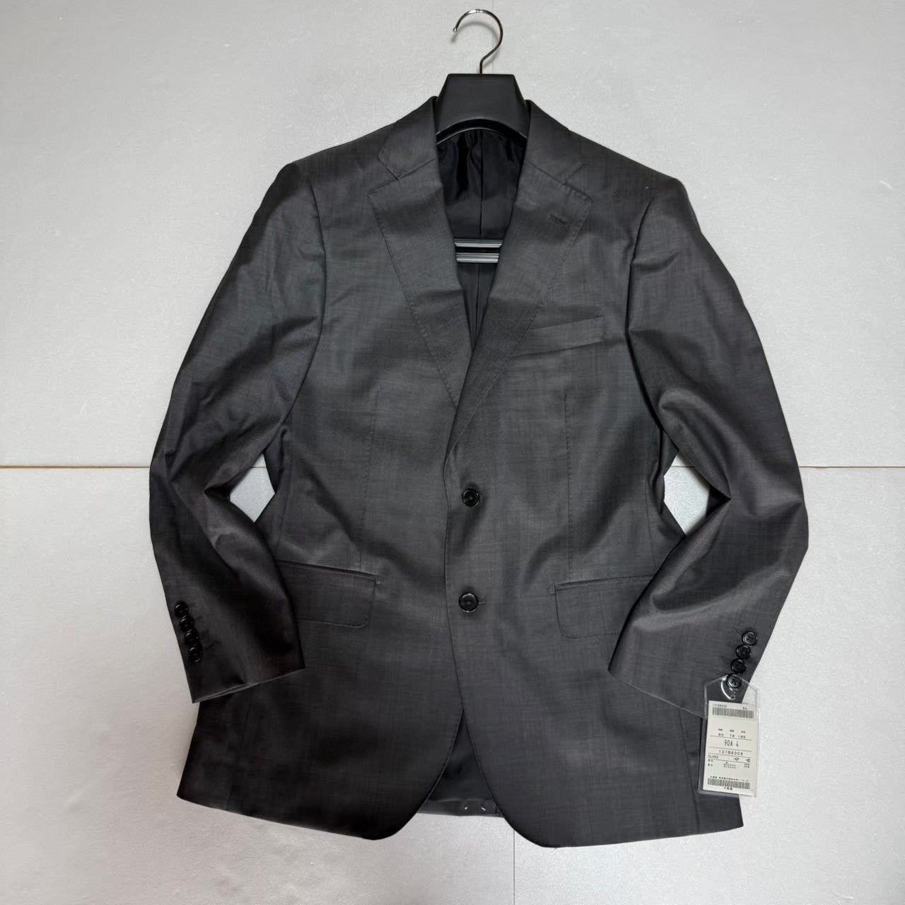 【OG-25】BRERA (ブレラ)137B8008 グレー シャドーストライプ ツーパンツスーツ A4