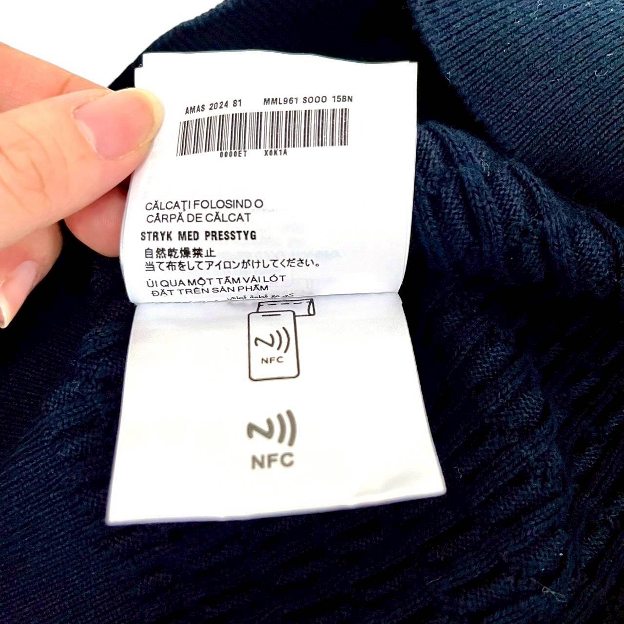 【RC2601-128】miumiu ニットポロ ネオビー 38