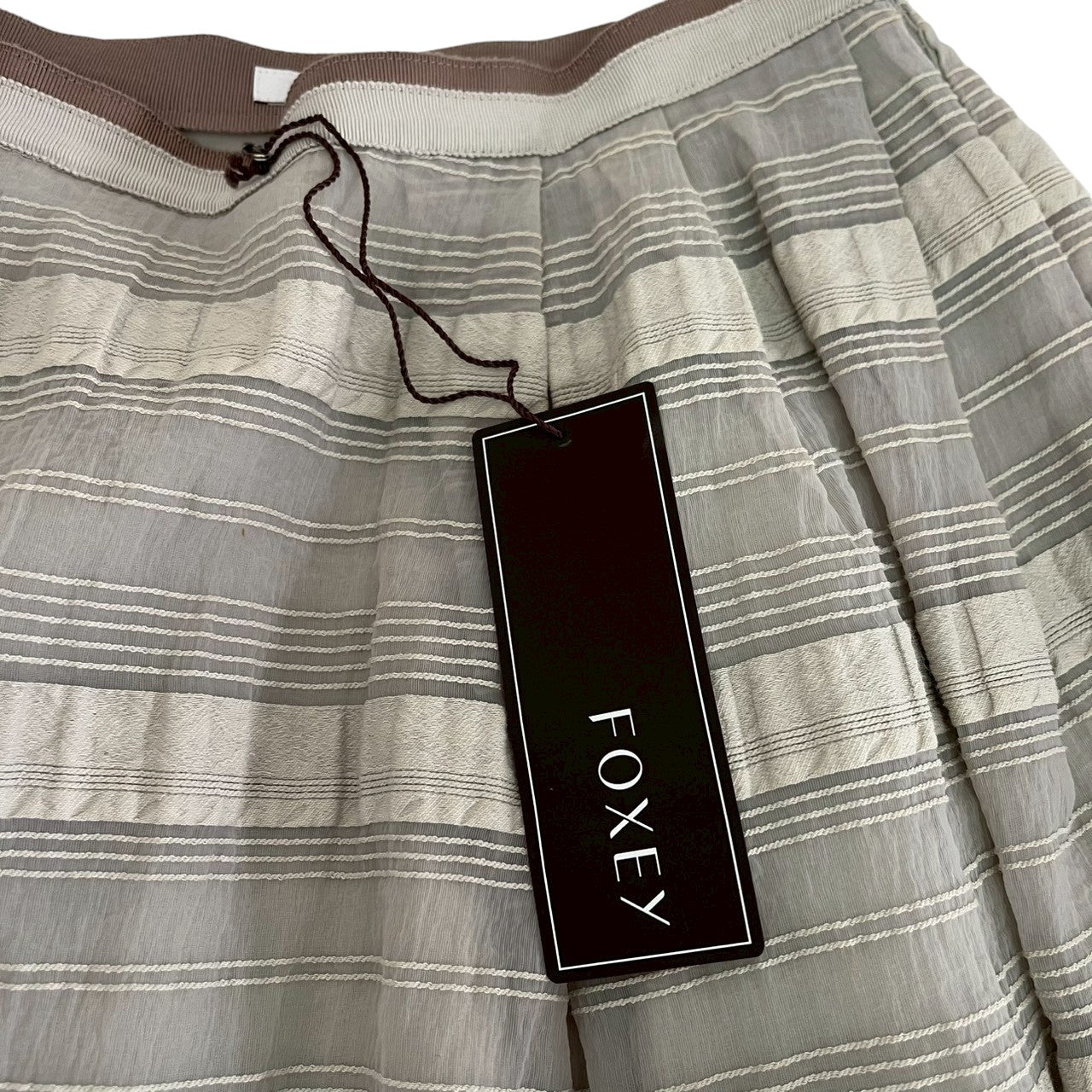 【RC2601-405】FOXEY スカート ベージュ 38