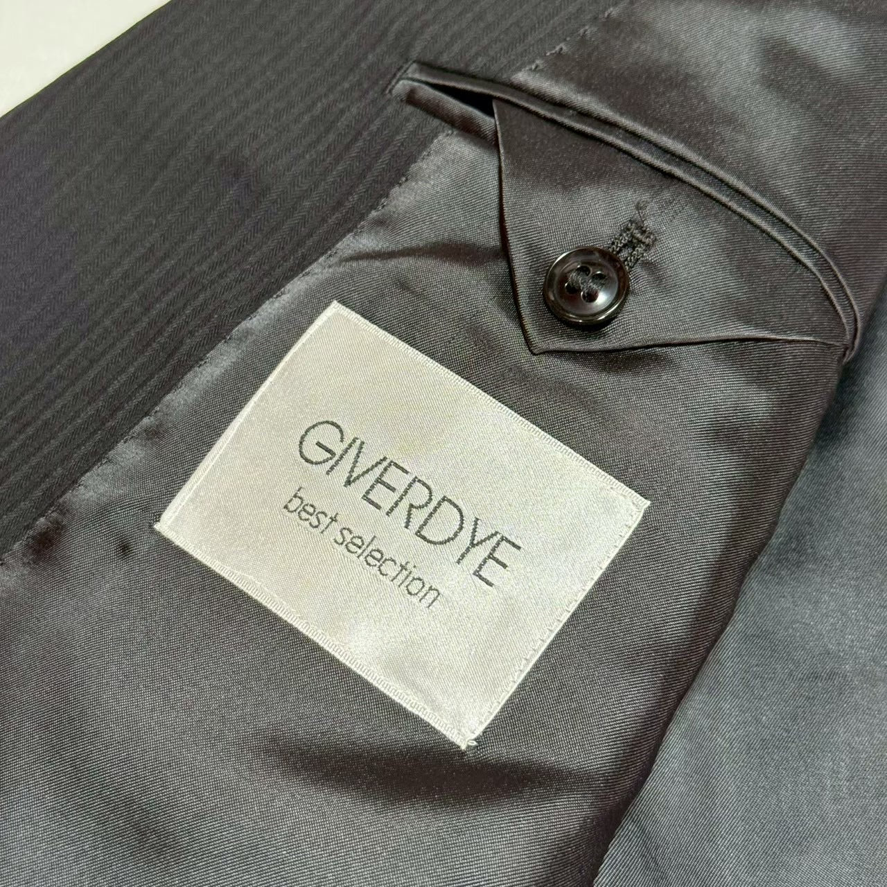 【OG-21】GIVERDYE (ジバルディ)617A8005 ブラック シャドーストライプスーツ BE5
