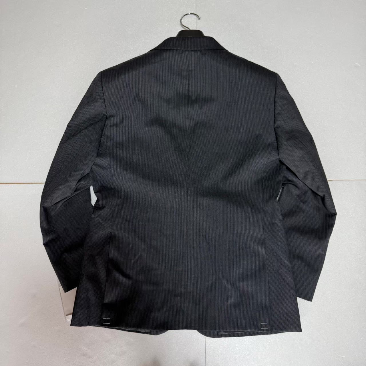 【OG-24】GIVERDYE (ジバルディ)617B8003 グレー シャドーストライプツーパンツスーツ AB4