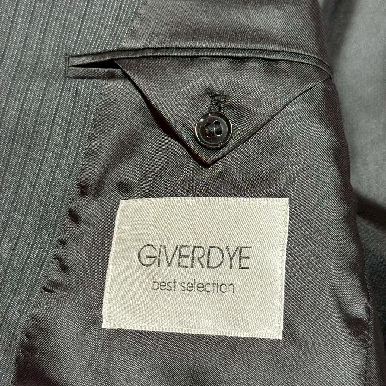 【OG-24】GIVERDYE (ジバルディ)617B8003 グレー シャドーストライプツーパンツスーツ AB4