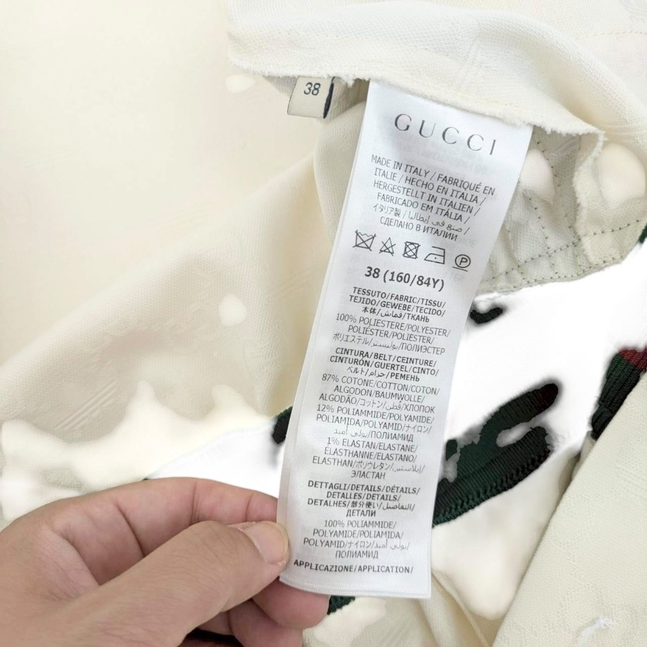【607-6】GUCCI オールインワン 38