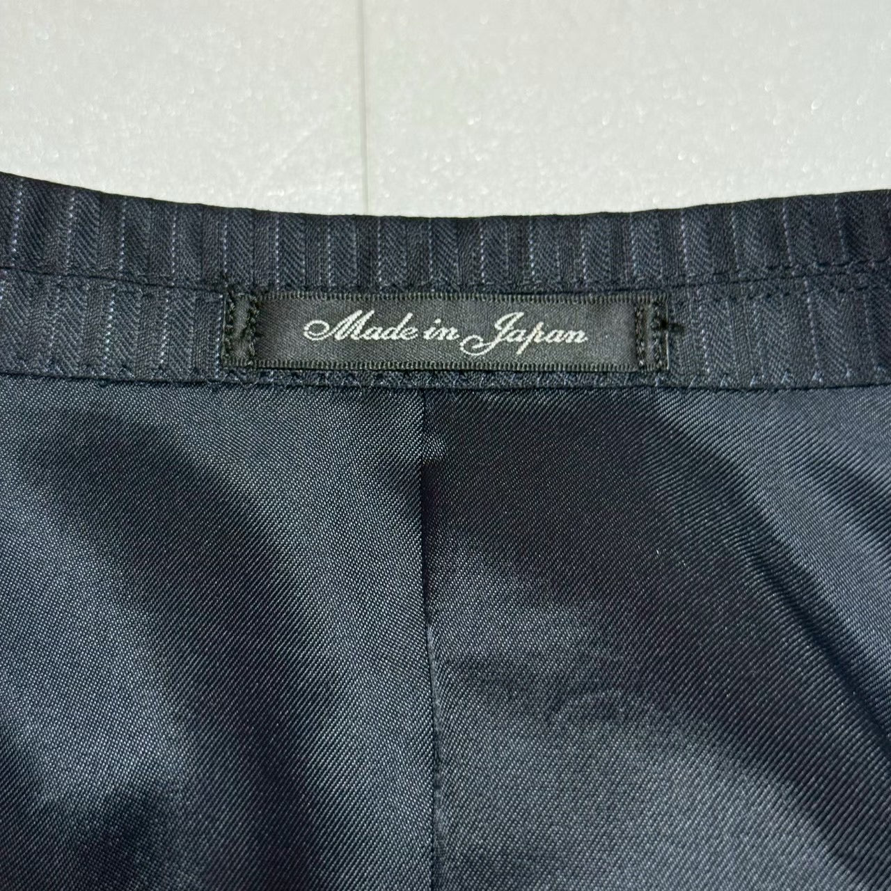 【OG-22】GIVERDYE (ジバルディ)617B8002 ネイビー シャドーストライプツーパンツスーツ A3