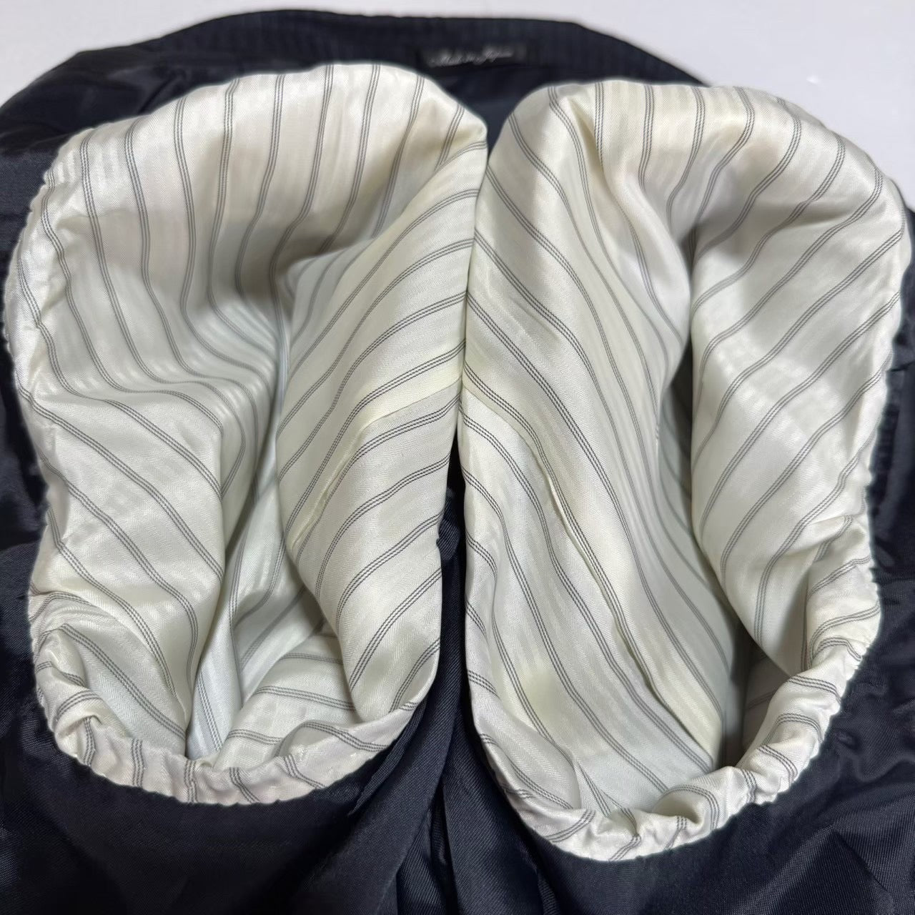 【OG-23】GIVERDYE (ジバルディ)617B8002 ネイビー シャドーストライプツーパンツスーツ A5