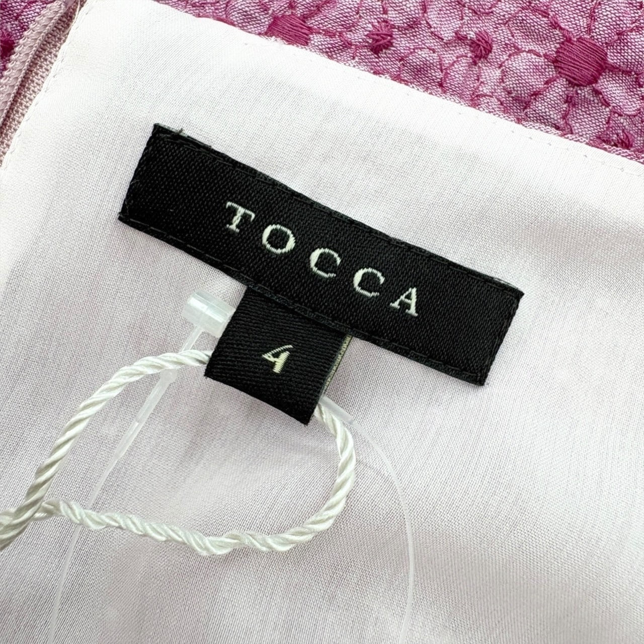 【SRC-26】TOCCA ワンピース 4/レディース/ピンク/花柄/刺繍