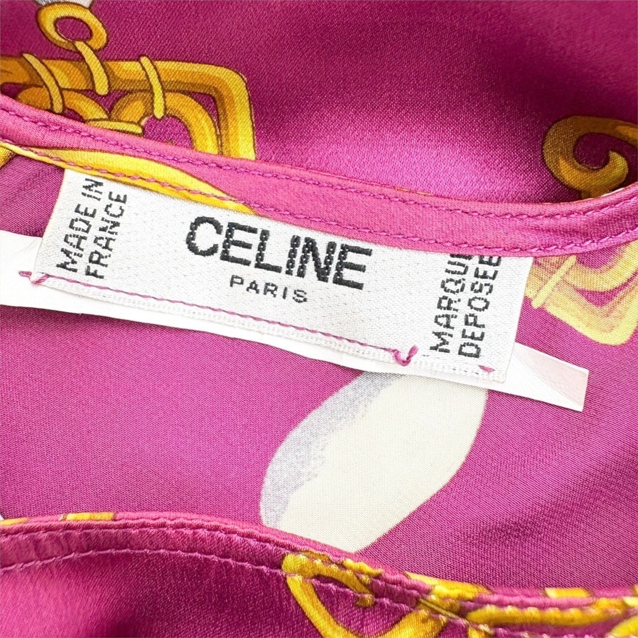 【SRC-43】CELINE シャツ 0/ピンク/マゼンタ