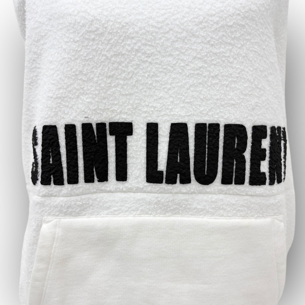 【SRC-3】SAINT LAURENT 白パーカ Lサイズ