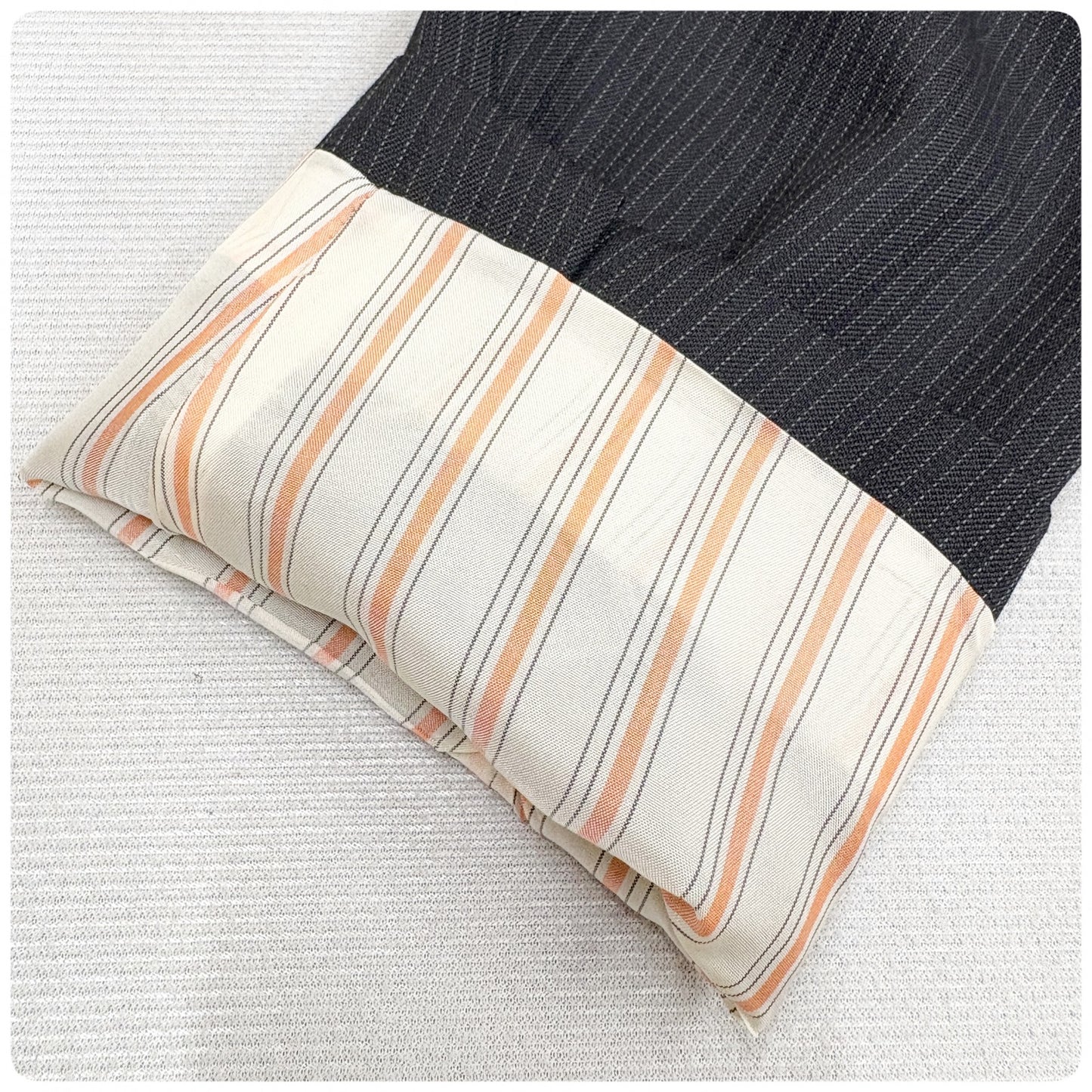 新品 GIVERDYE ジバルディ ストライプ ビジネススーツ ブラック L