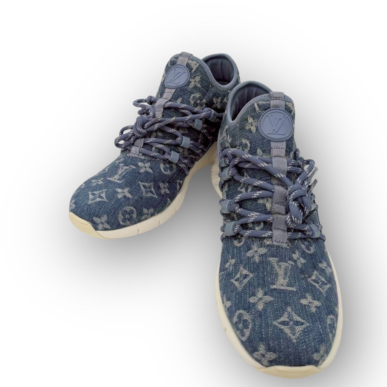【SCR-76】LOUIS VUITTON スニーカー ファストレーンラインデニム /24/メンズ