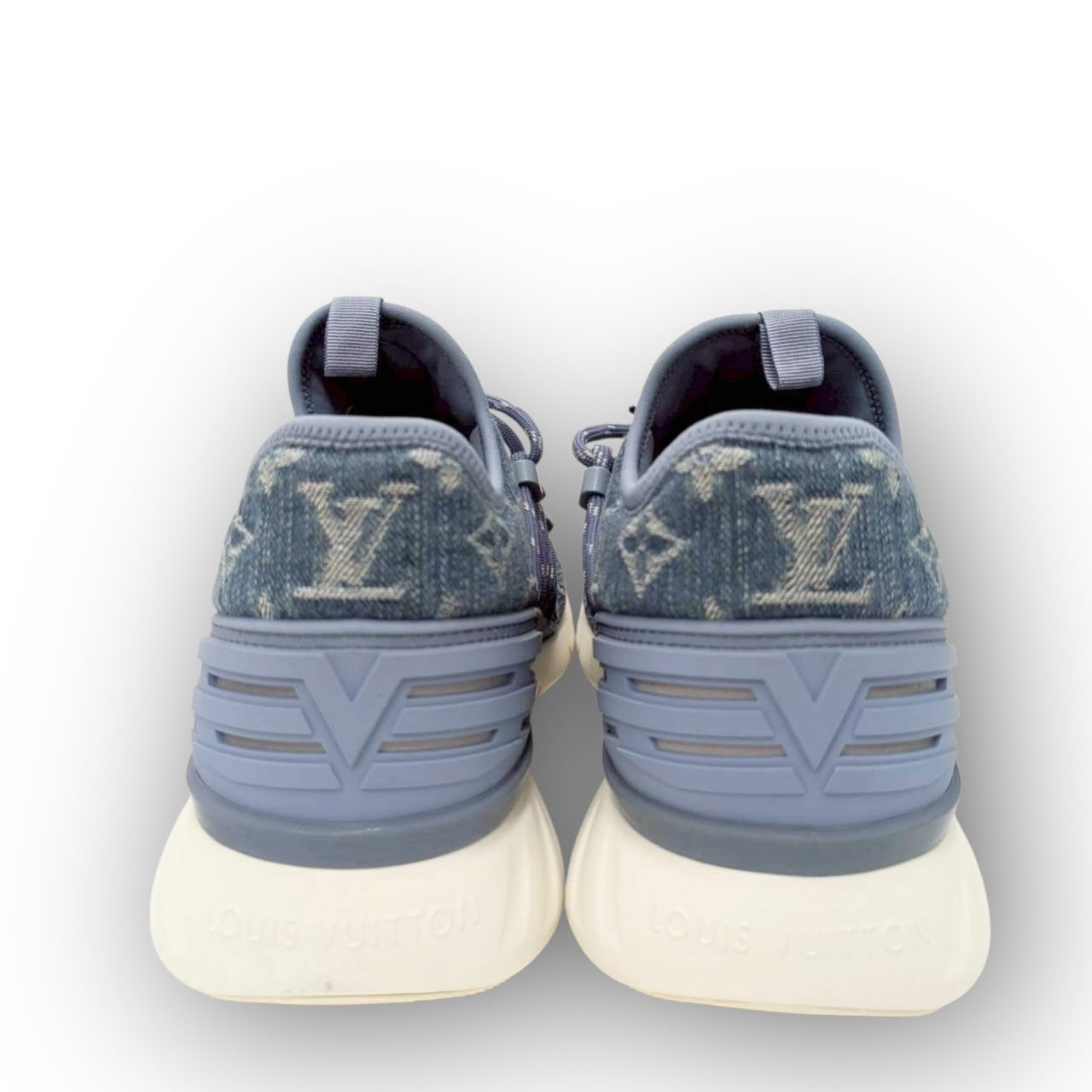 【SCR-76】LOUIS VUITTON スニーカー ファストレーンラインデニム /24/メンズ