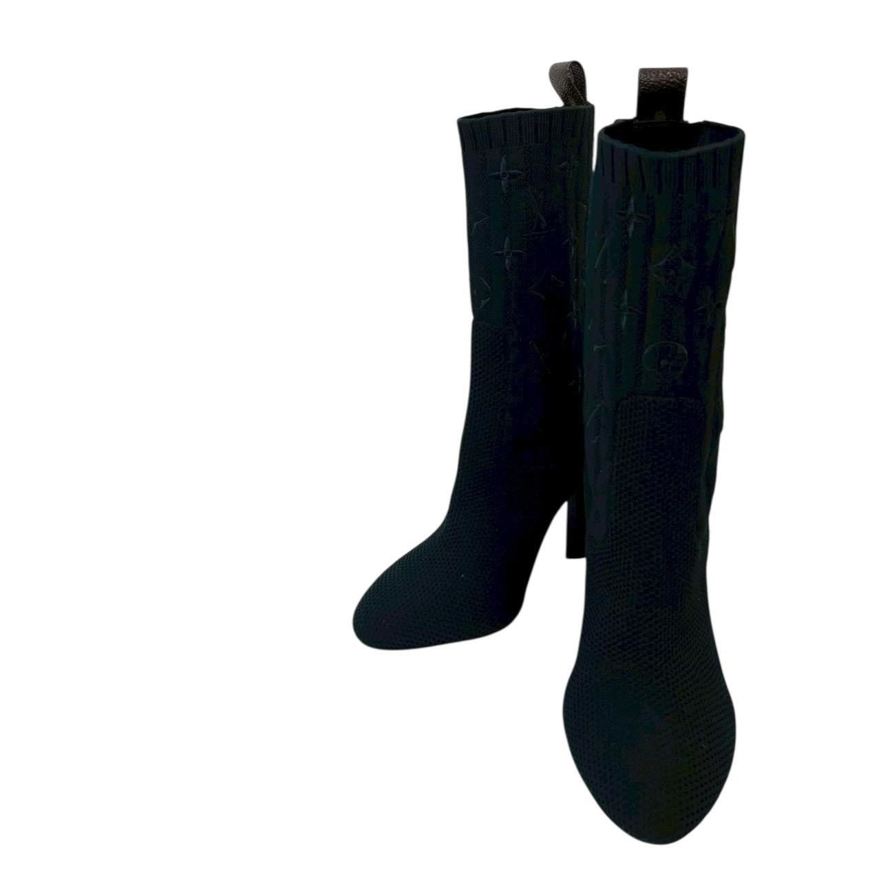 RC2601-203 Louis Vuitton シルエット アンクルブーツ ブラック 36