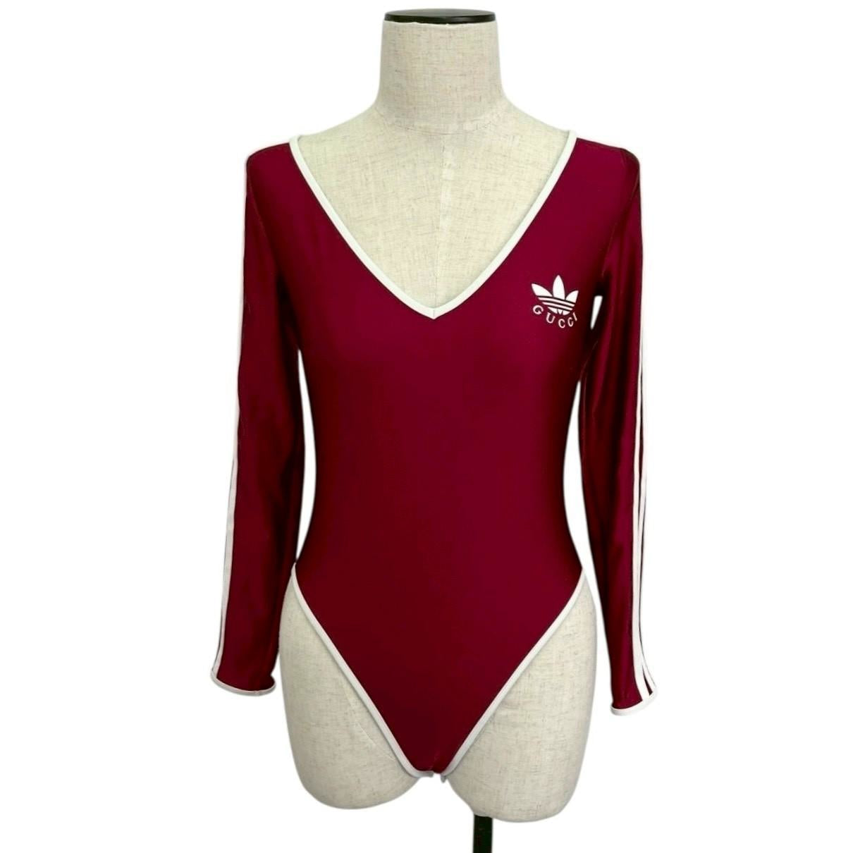 RC2601-124 GUCCI adidas ボディスーツ レッド