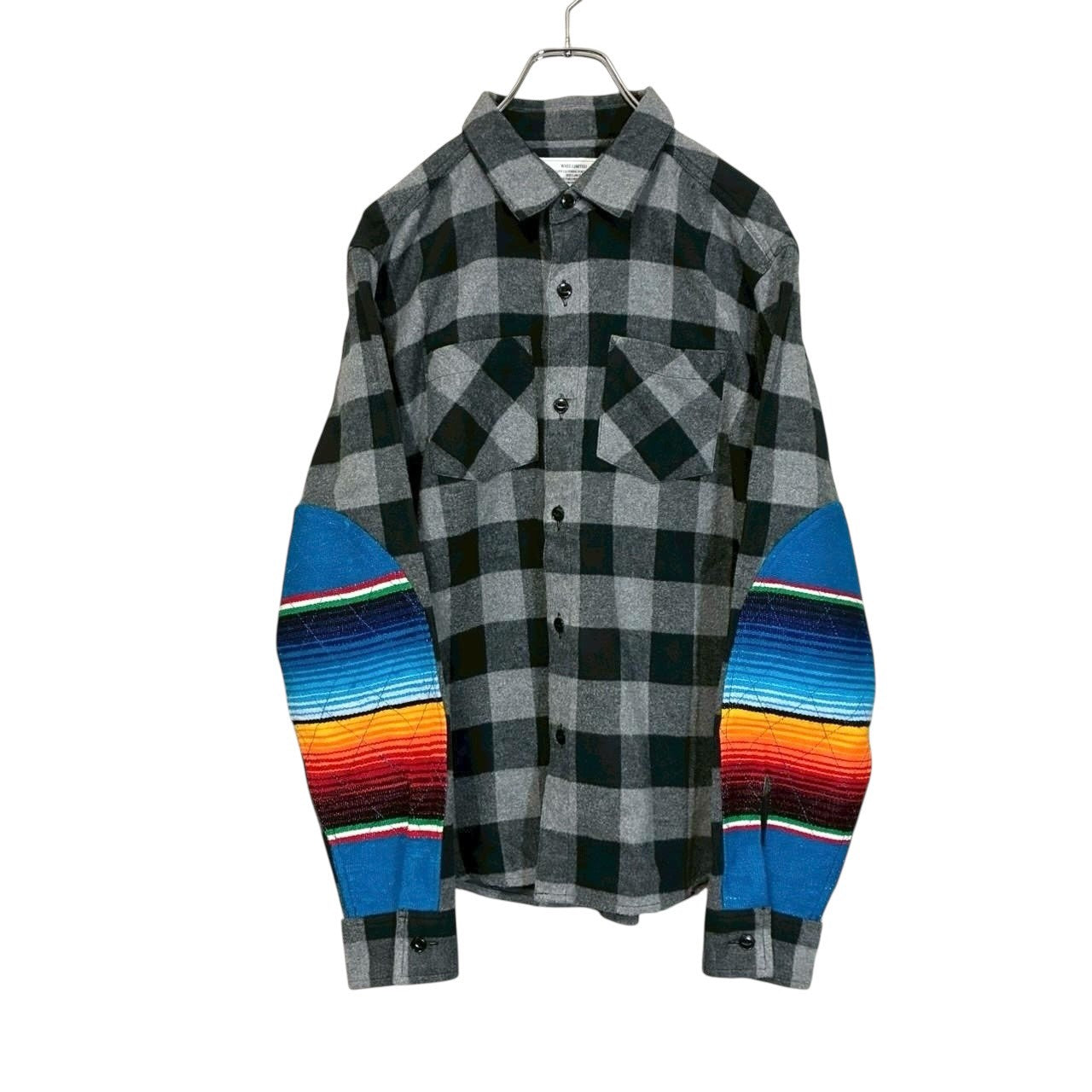 RC2601-805 WHIZLIMITED チェック シャツ ブラック ブルー メンズ