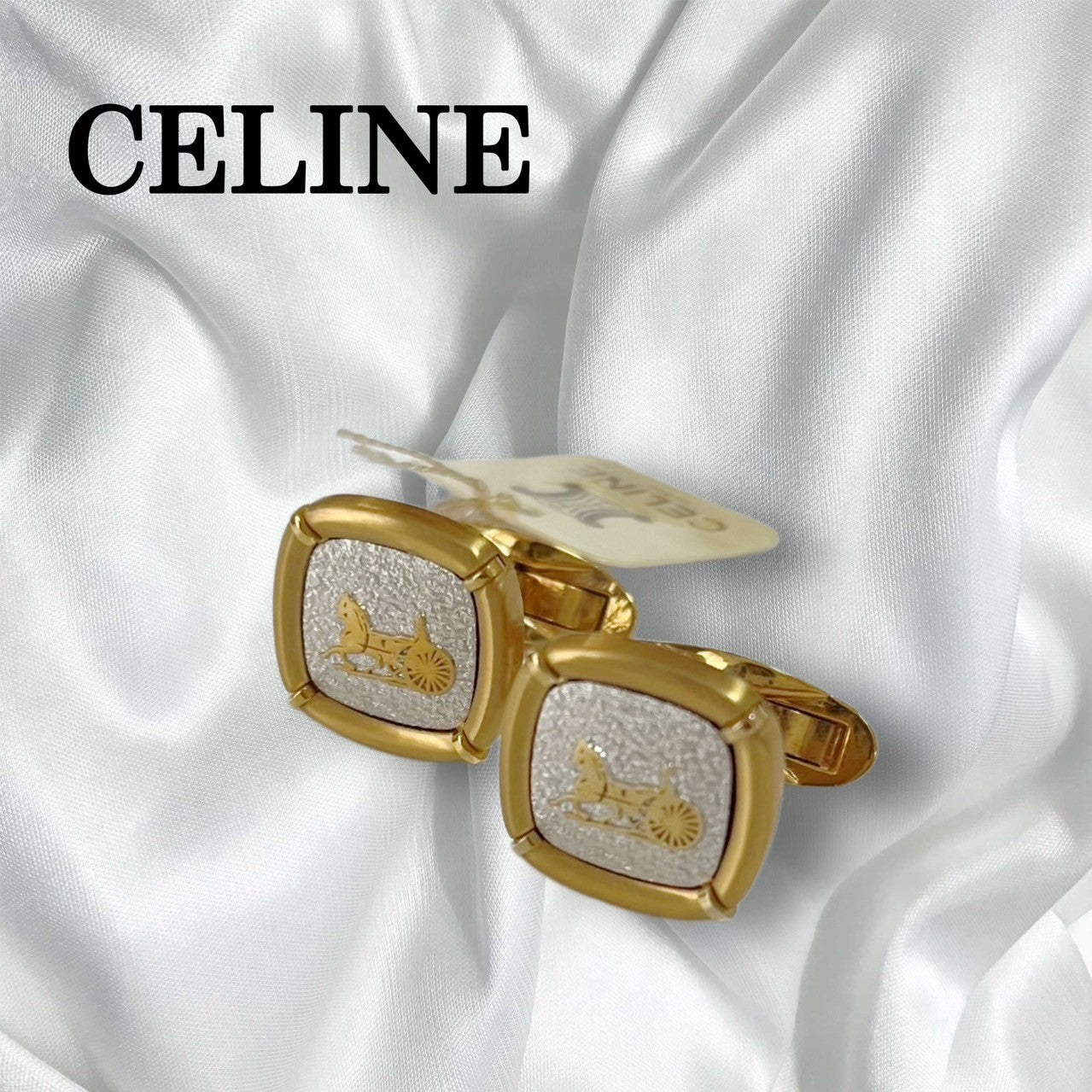 CELINE カフリンクス 美品✨セリーヌ✨カフスボタン✨カフリンクス