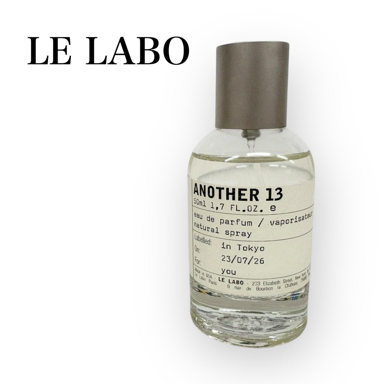 LE LABO ルラボ 香水 アナザー 13 オード パルファム 香水箱なし