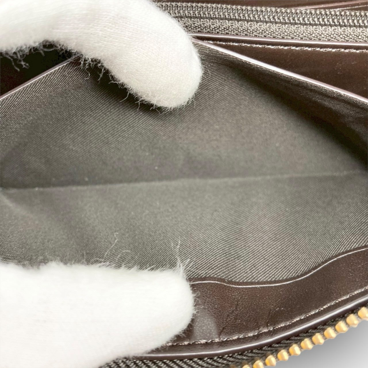 12 COACH コーチ 長財布 シグネチャー ブラウン