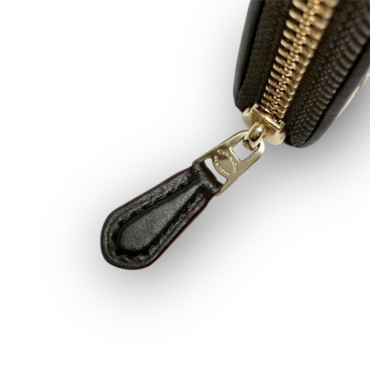 12 COACH コーチ 長財布 シグネチャー ブラウン