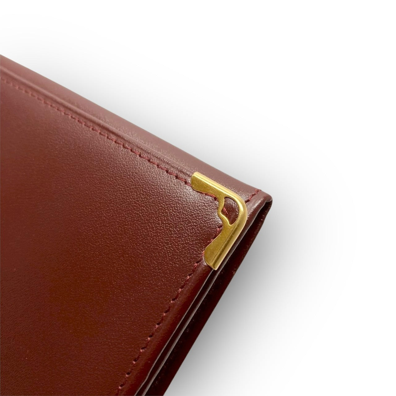 14 Cartier カルティエ 長財布 マストライン ボルドー