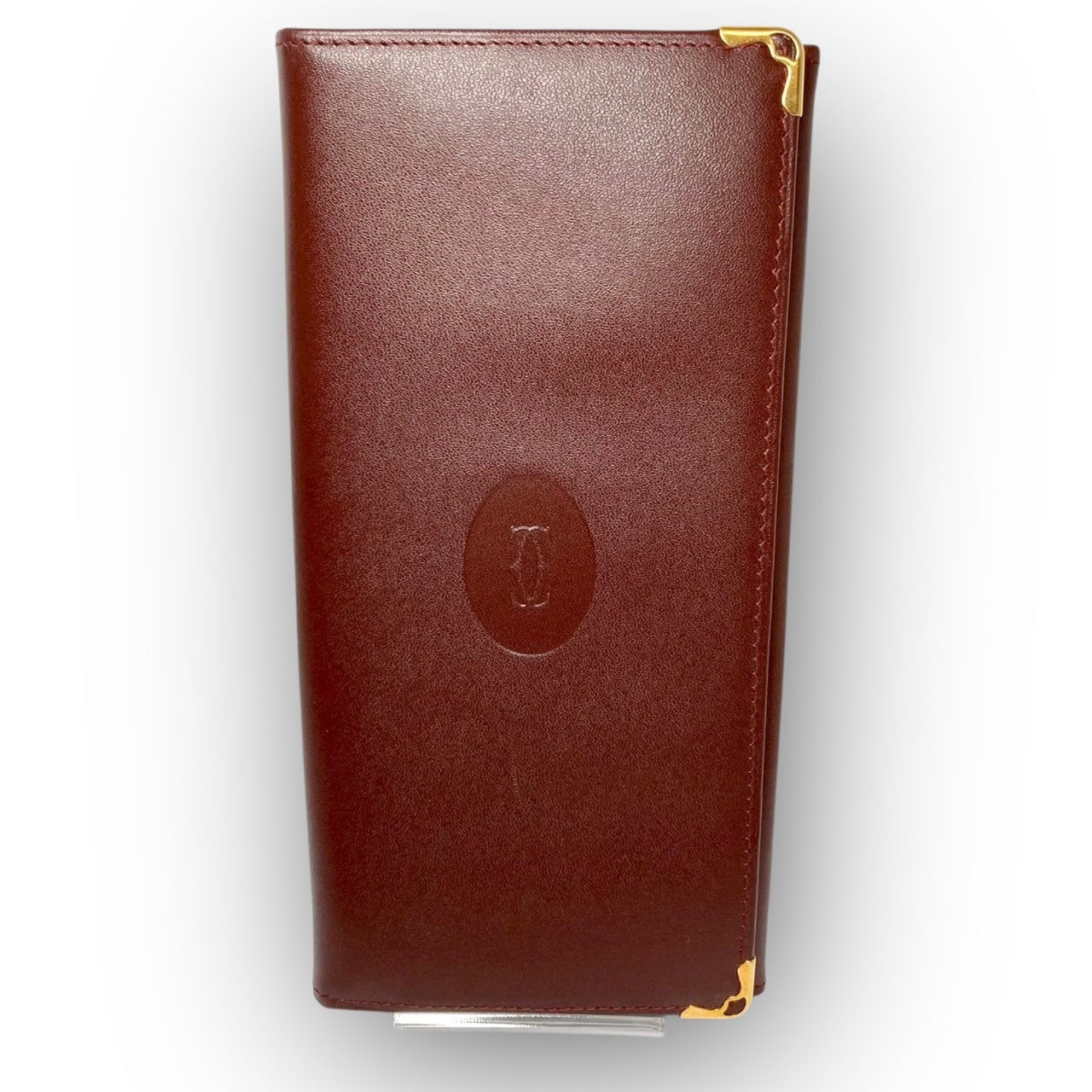 14 Cartier カルティエ 長財布 マストライン ボルドー