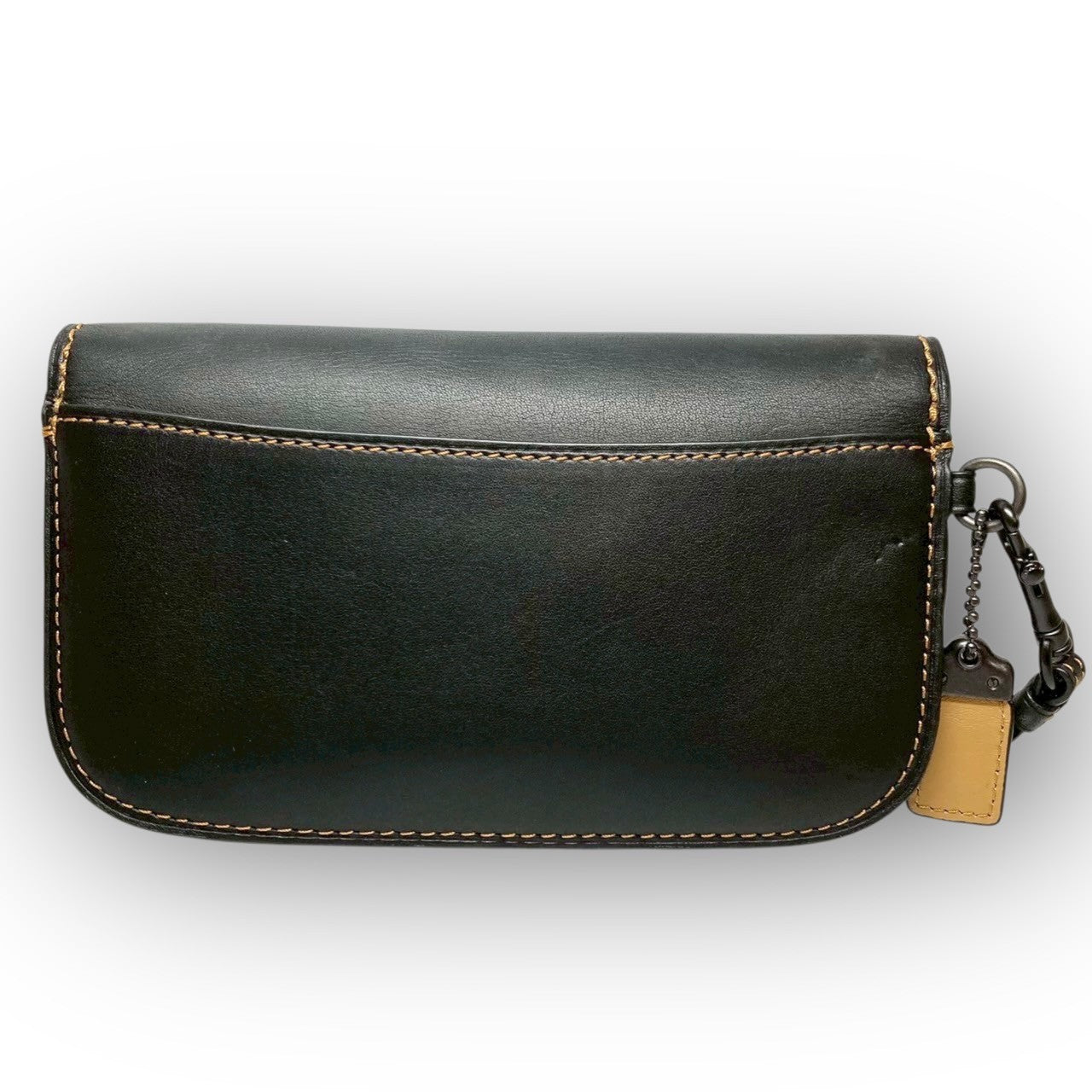 25 COACH コーチ 長財布 ポーチ型 ブラック