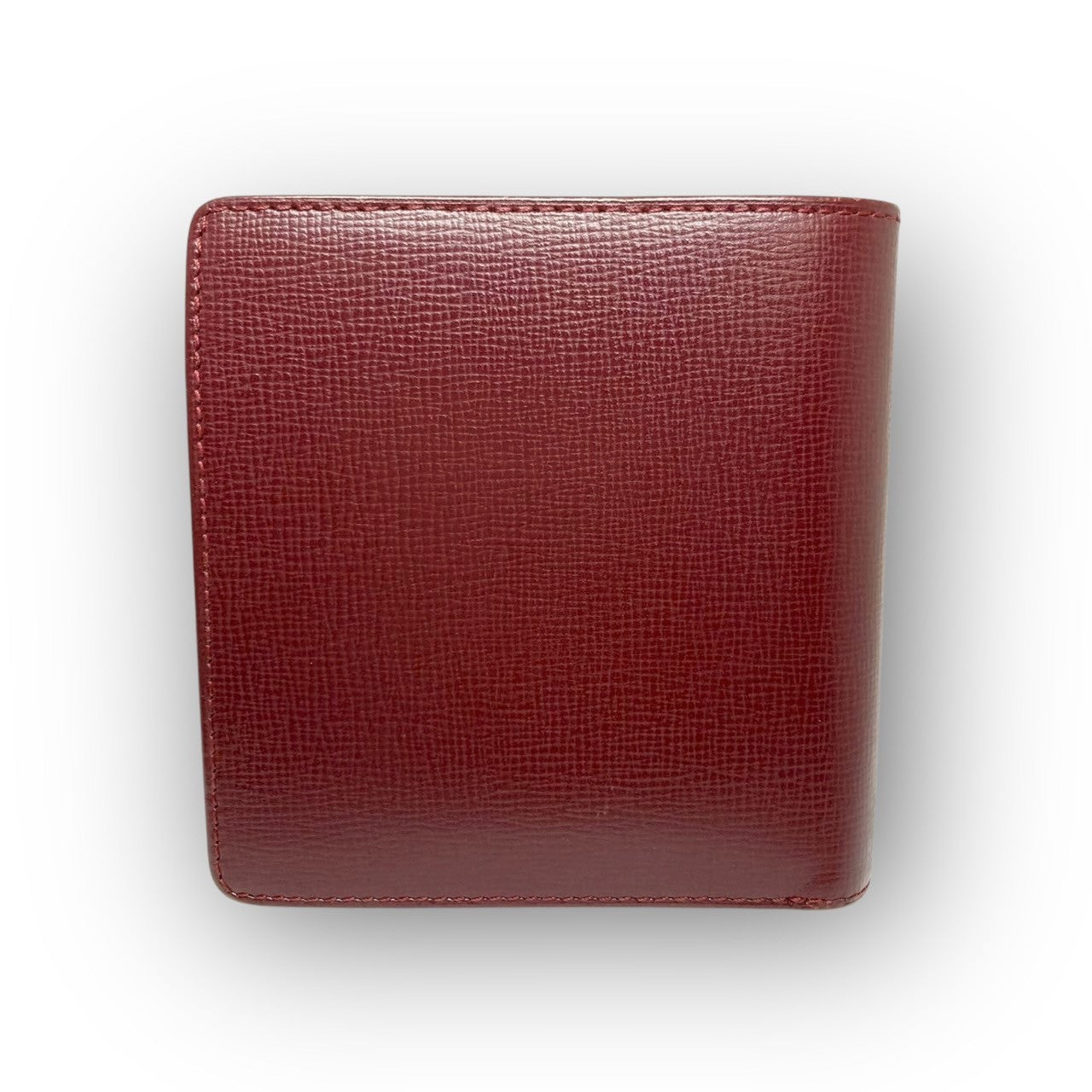 27 Cartier カルティエ 二つ折り財布 マストライン ボルドー