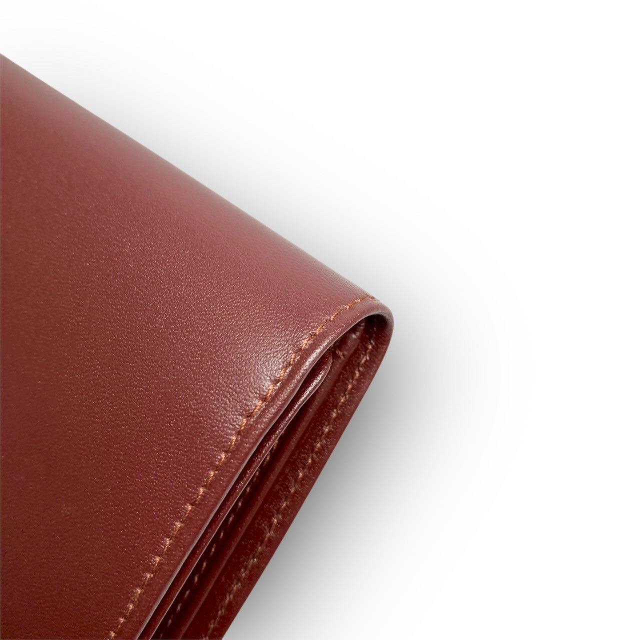 29 Cartier カルティエ 三つ折り財布 レッド