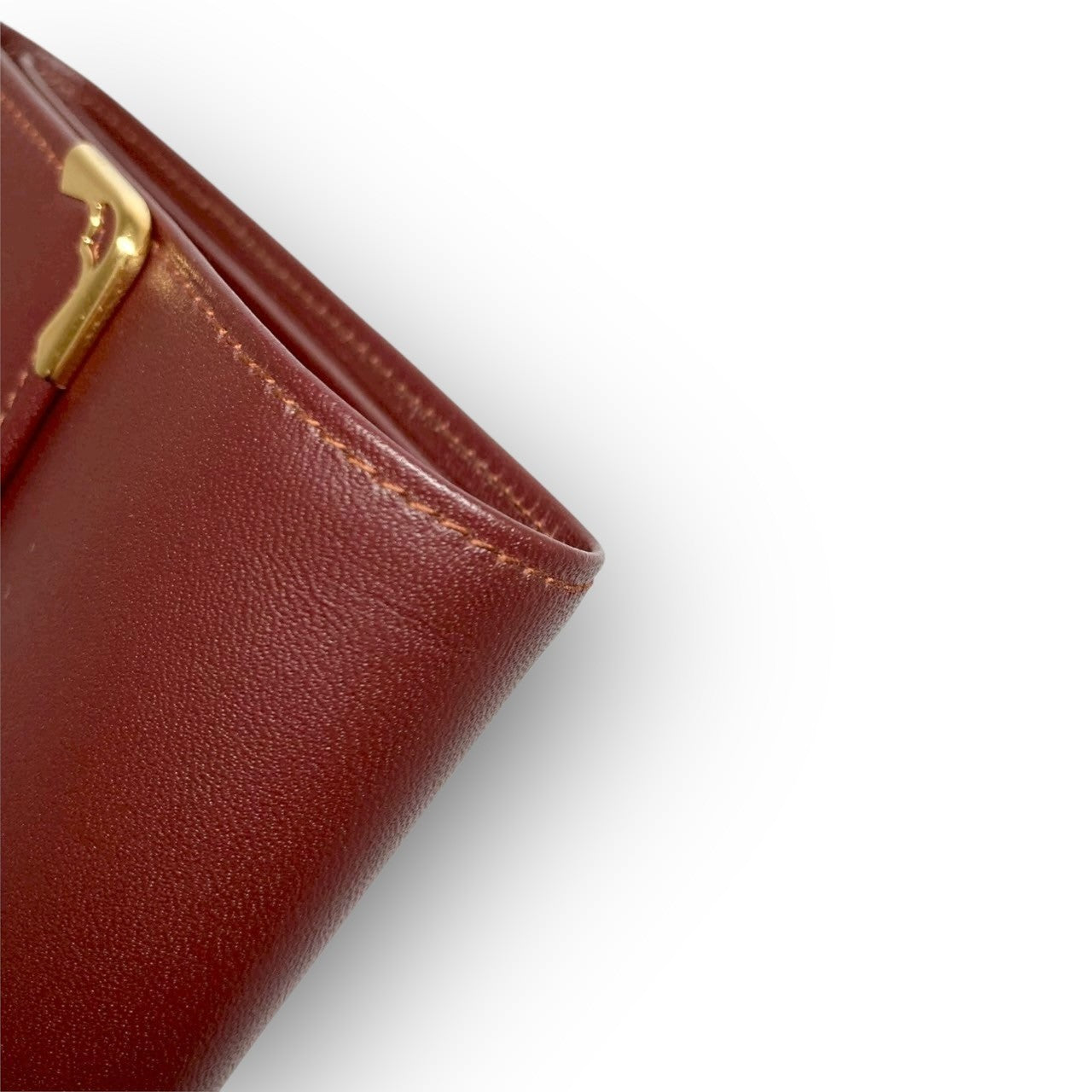 29 Cartier カルティエ 三つ折り財布 レッド
