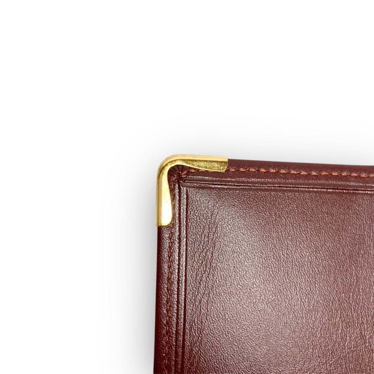 29 Cartier カルティエ 三つ折り財布 レッド