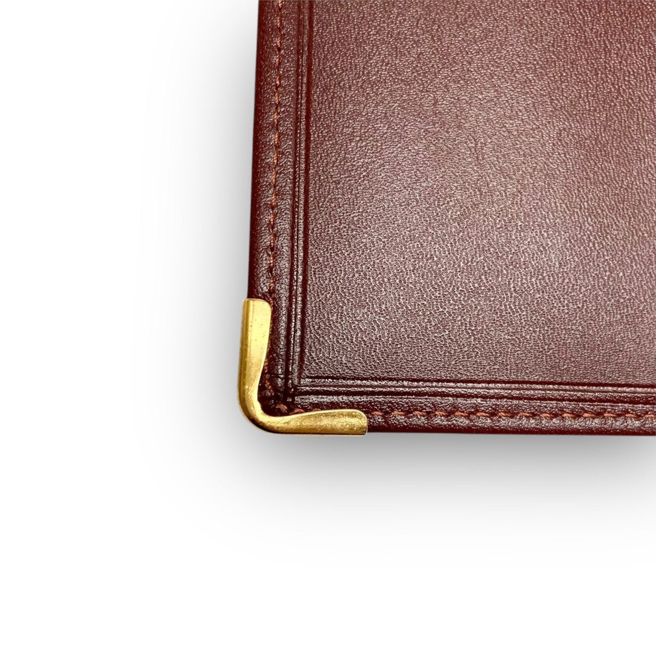 29 Cartier カルティエ 三つ折り財布 レッド