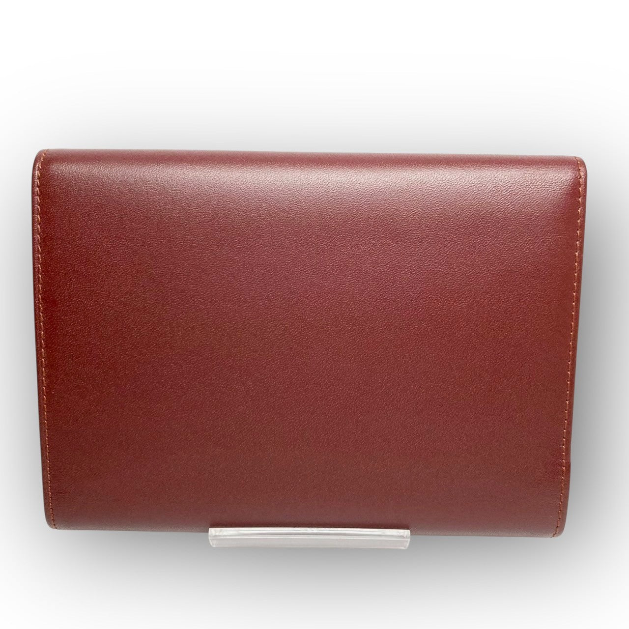 29 Cartier カルティエ 三つ折り財布 レッド