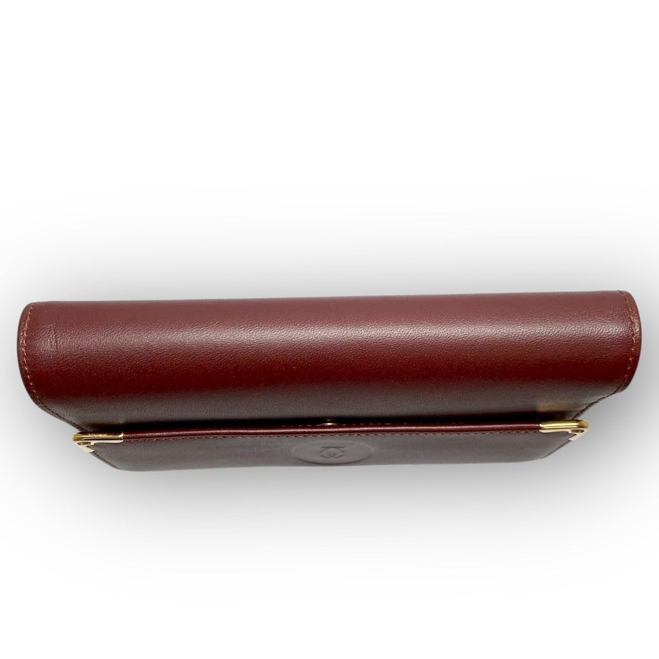 29 Cartier カルティエ 三つ折り財布 レッド
