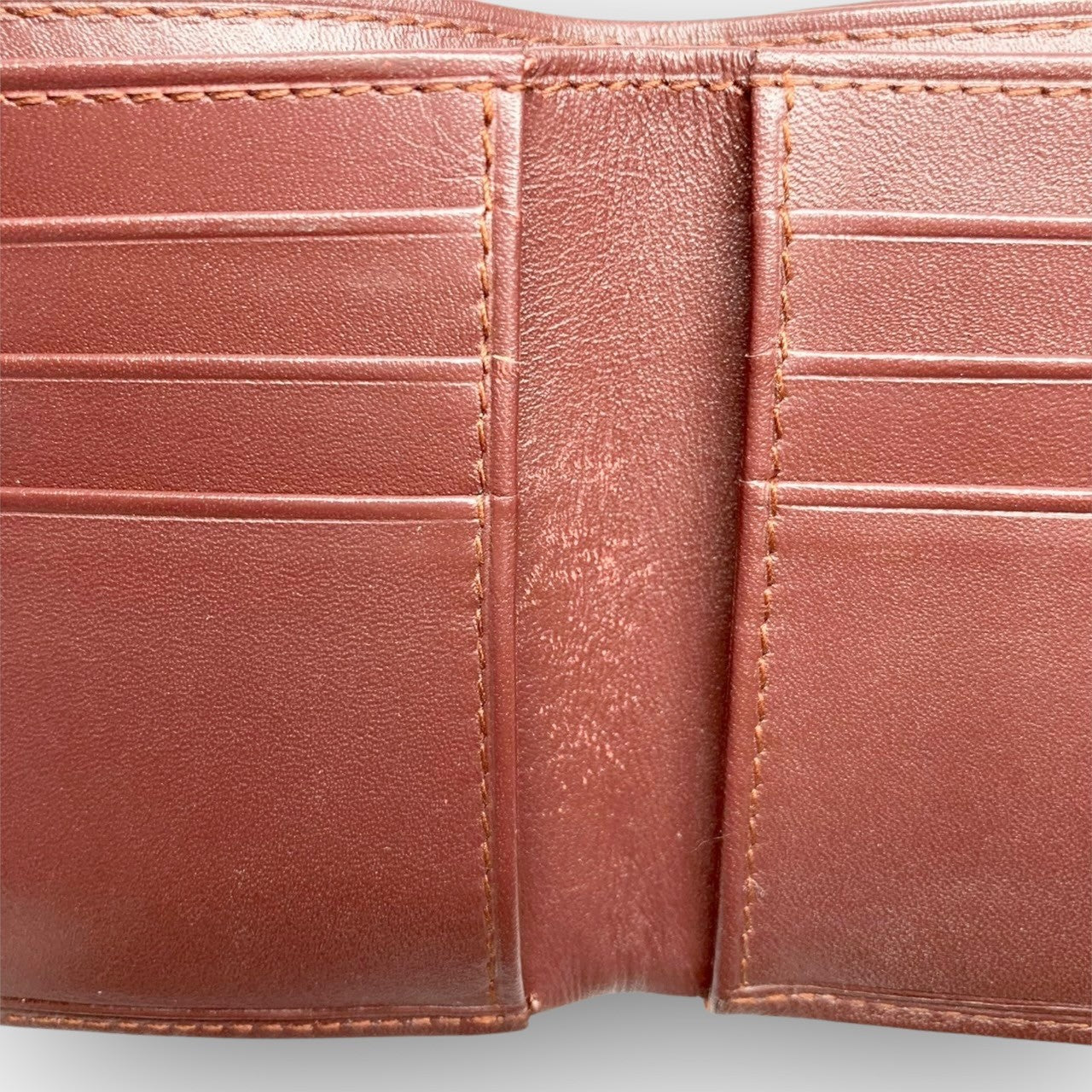 32 Cartier カルティエ 札入れ 二つ折り財布 ボルドー