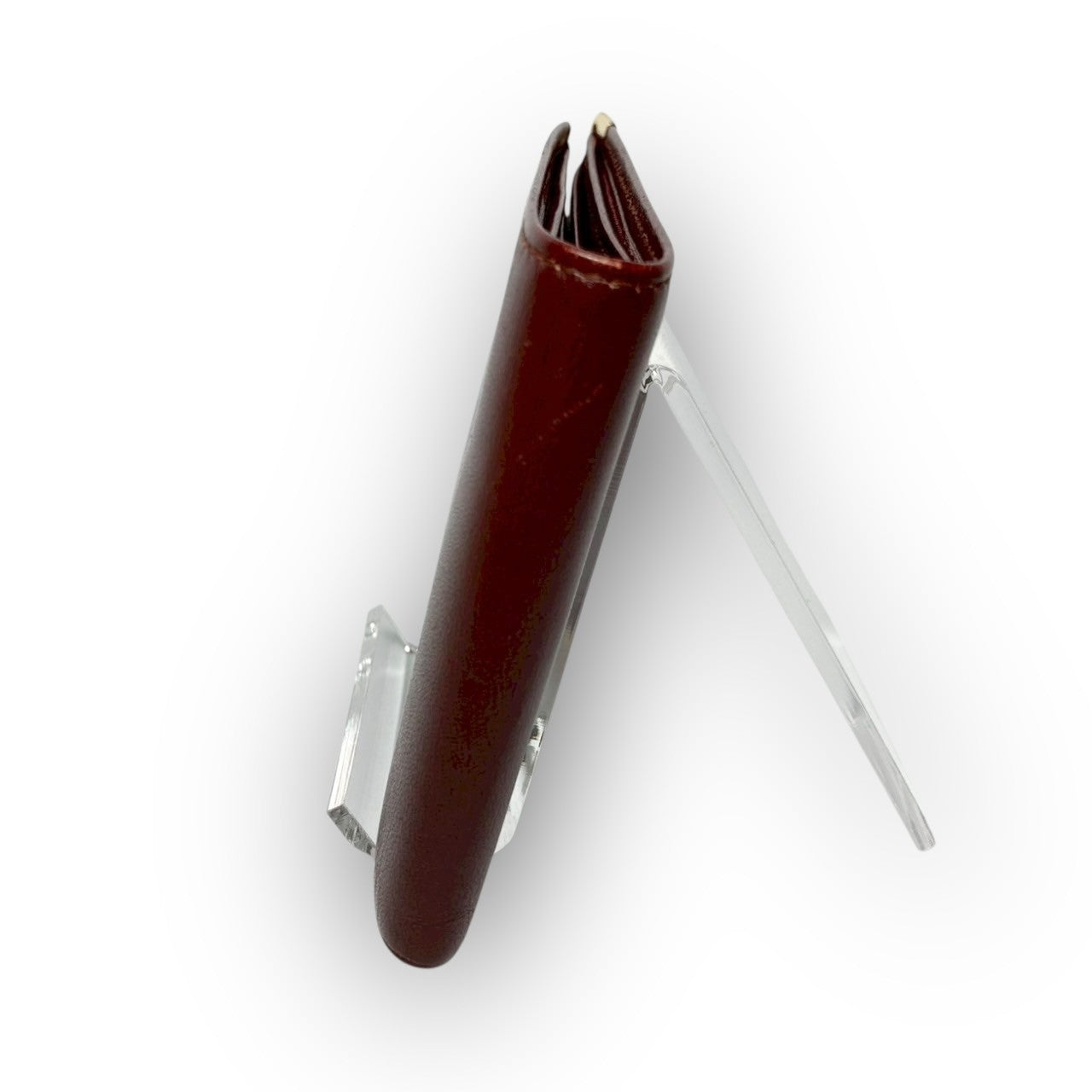 32 Cartier カルティエ 札入れ 二つ折り財布 ボルドー