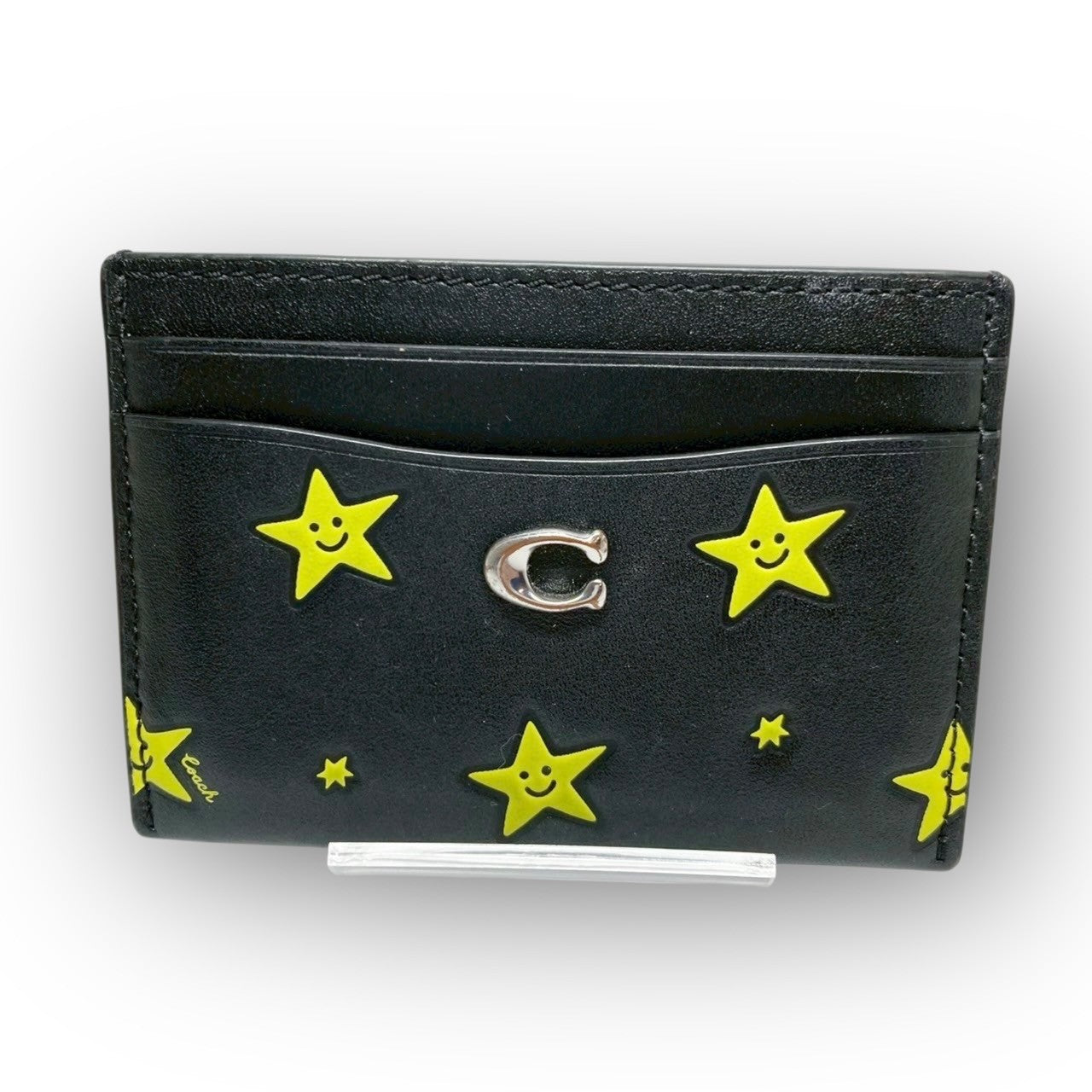 36 COACH コーチ カードケース スター ブラック