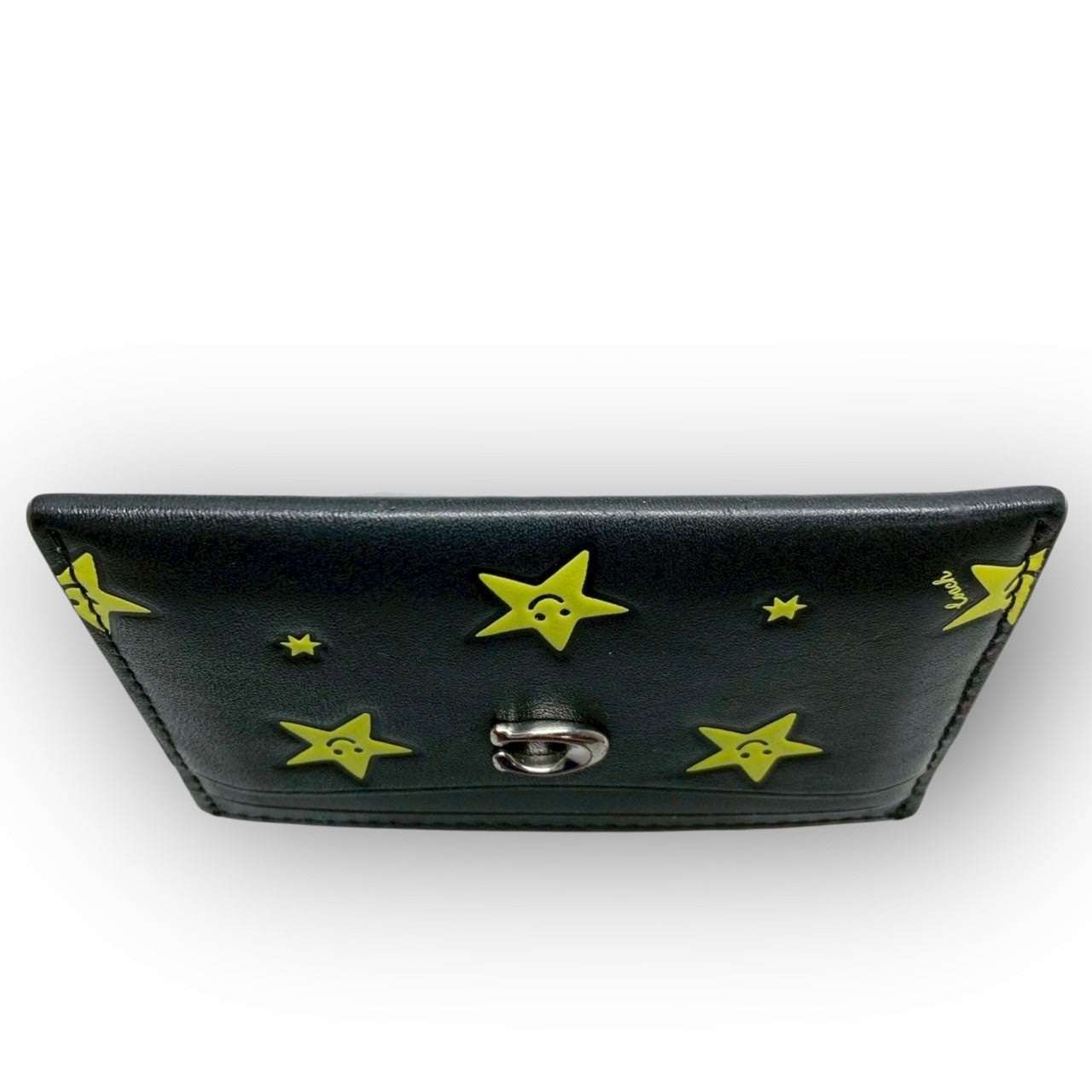 36 COACH コーチ カードケース スター ブラック
