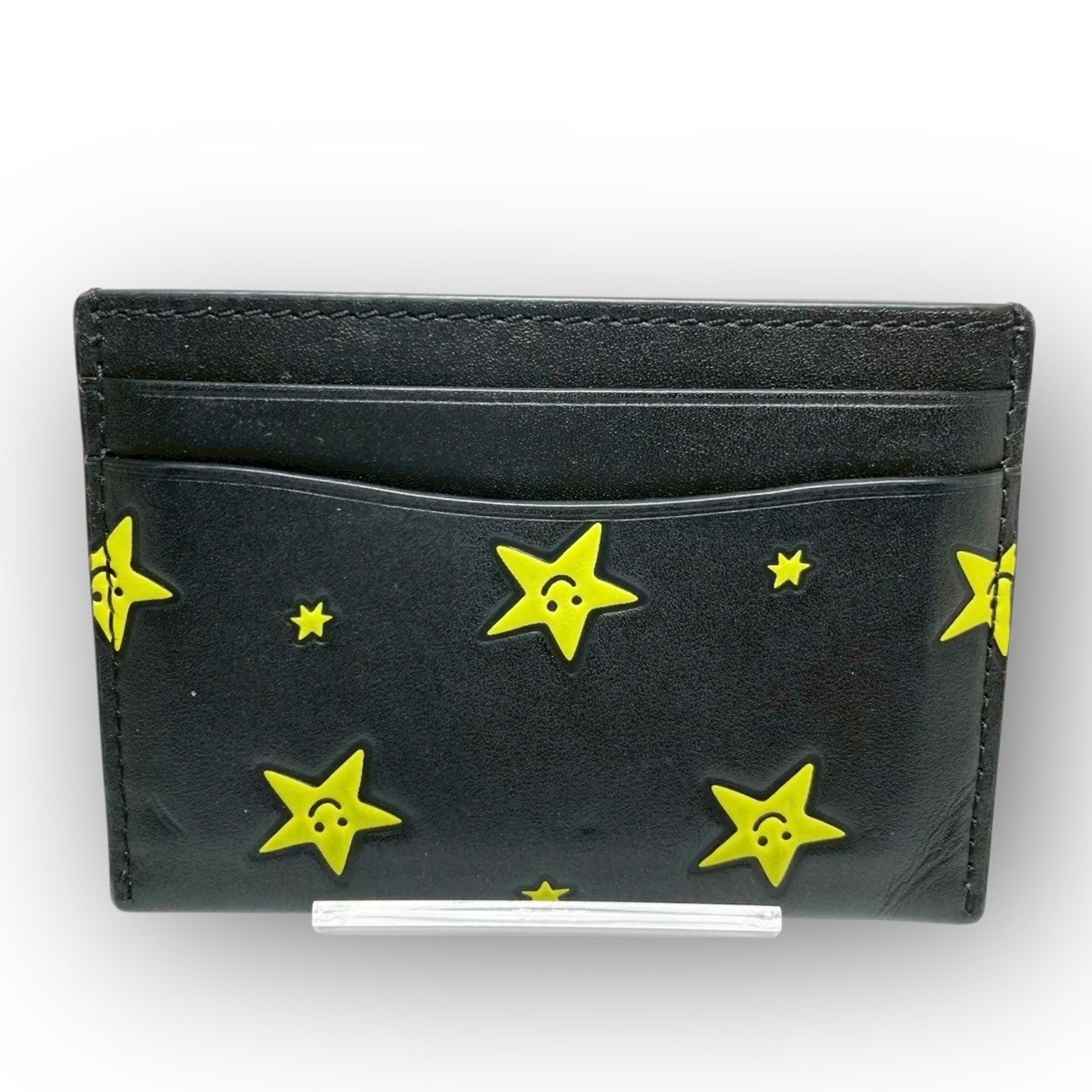 36 COACH コーチ カードケース スター ブラック
