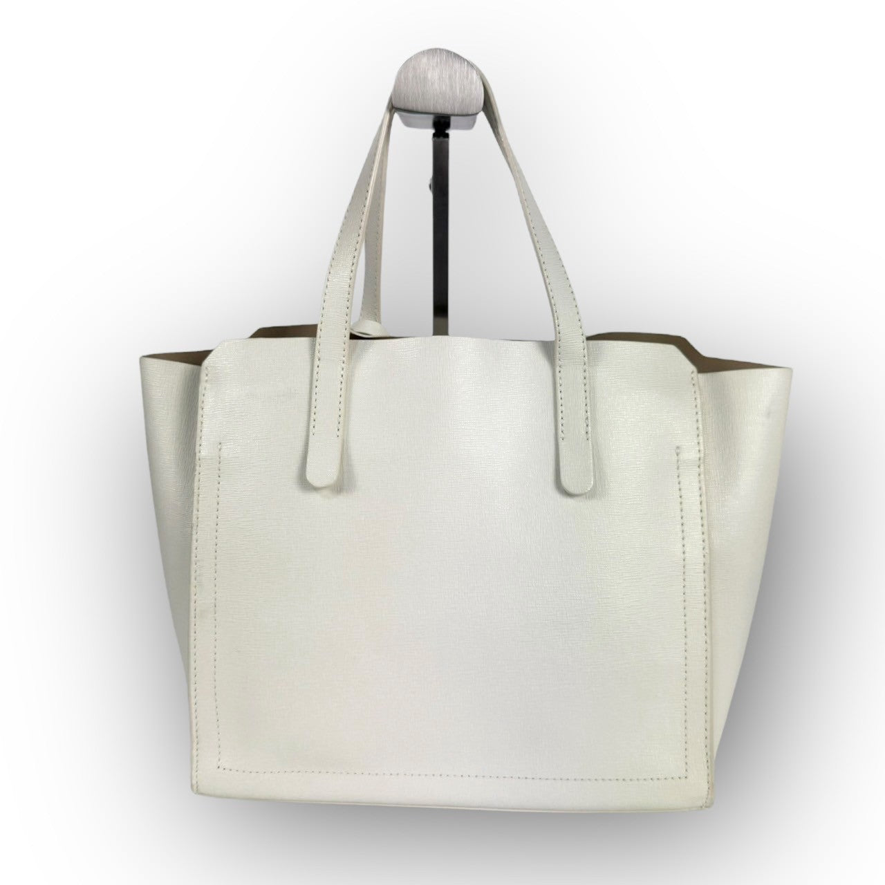 60 FURLA フルラ ハンドバッグ ホワイト 保存袋付き