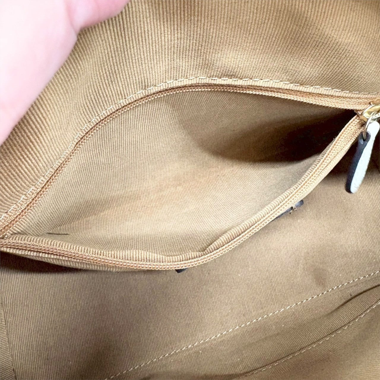 69 COACH コーチ PVCレザー 2way ショルダーバッグ ベージュ×ホワイト
