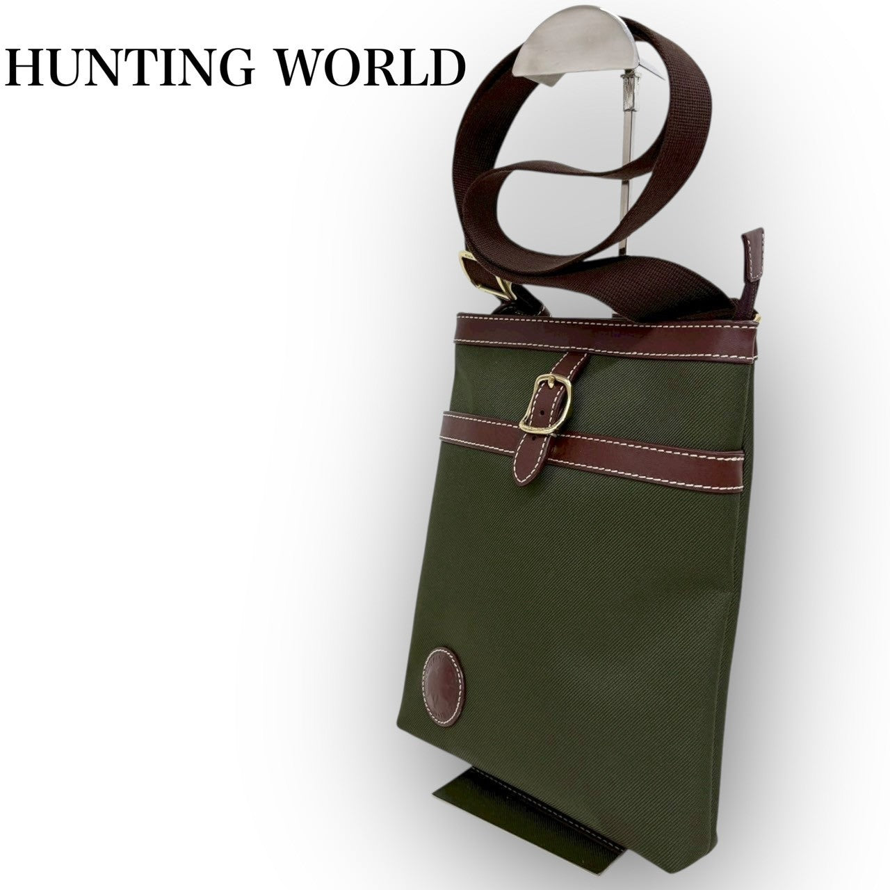 79 HUNTING WORLDハンティングワールド メンズ ショルダーバッグ グリーン