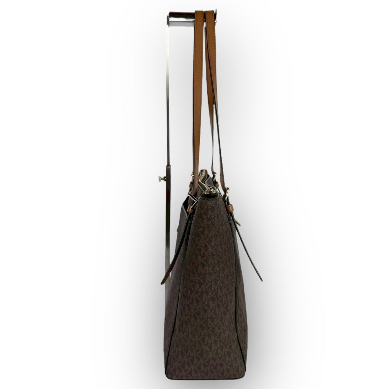 93 MICHAEL KORS マイケルコース トートバッグ MKロゴ ブラウン