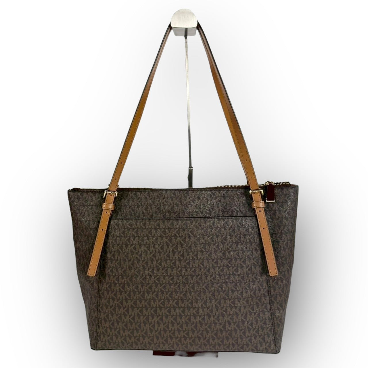 93 MICHAEL KORS マイケルコース トートバッグ MKロゴ ブラウン