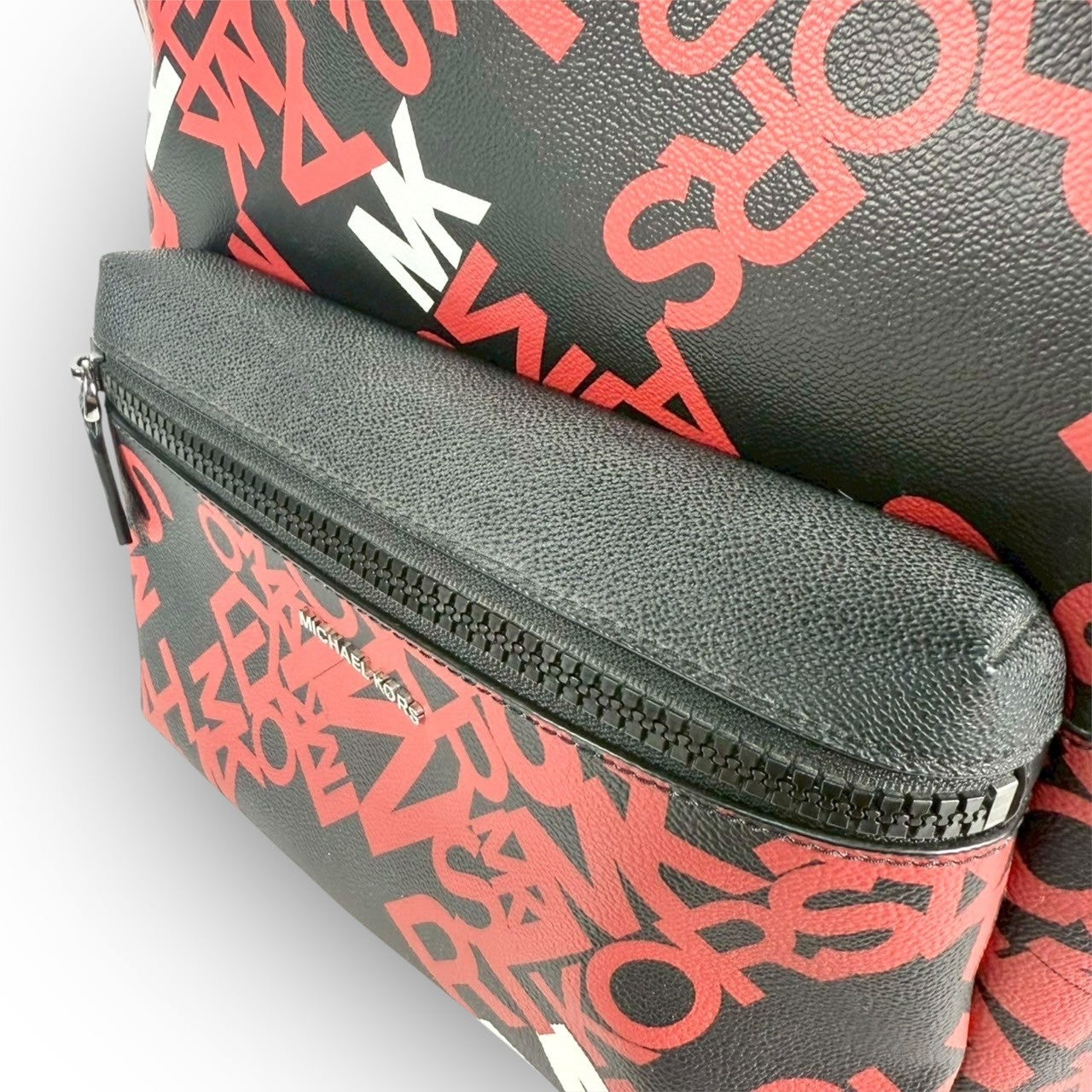 95 MICHAEL KORS マイケルコース リュック ブラック×レッド