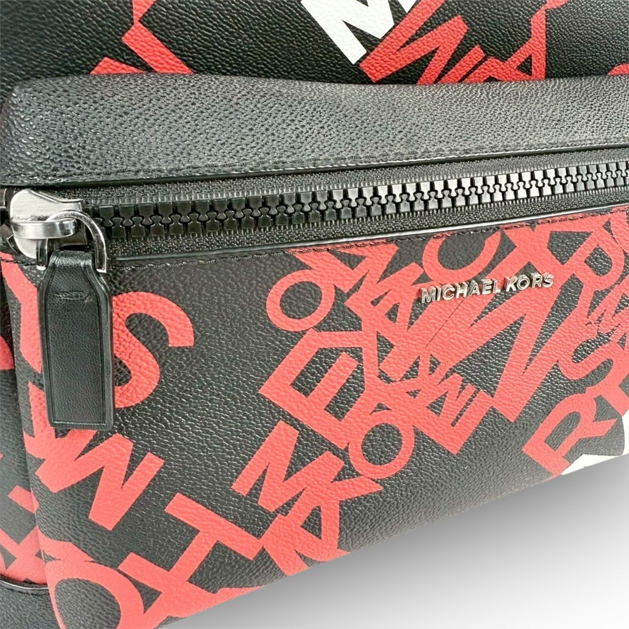 95 MICHAEL KORS マイケルコース リュック ブラック×レッド