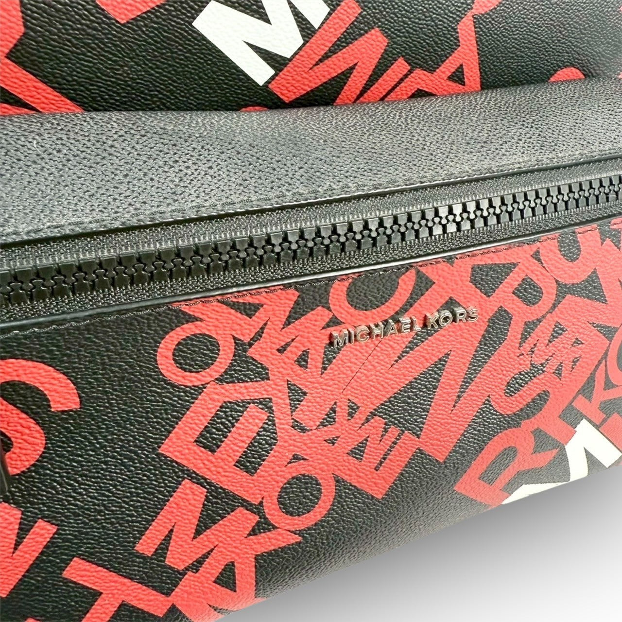 95 MICHAEL KORS マイケルコース リュック ブラック×レッド