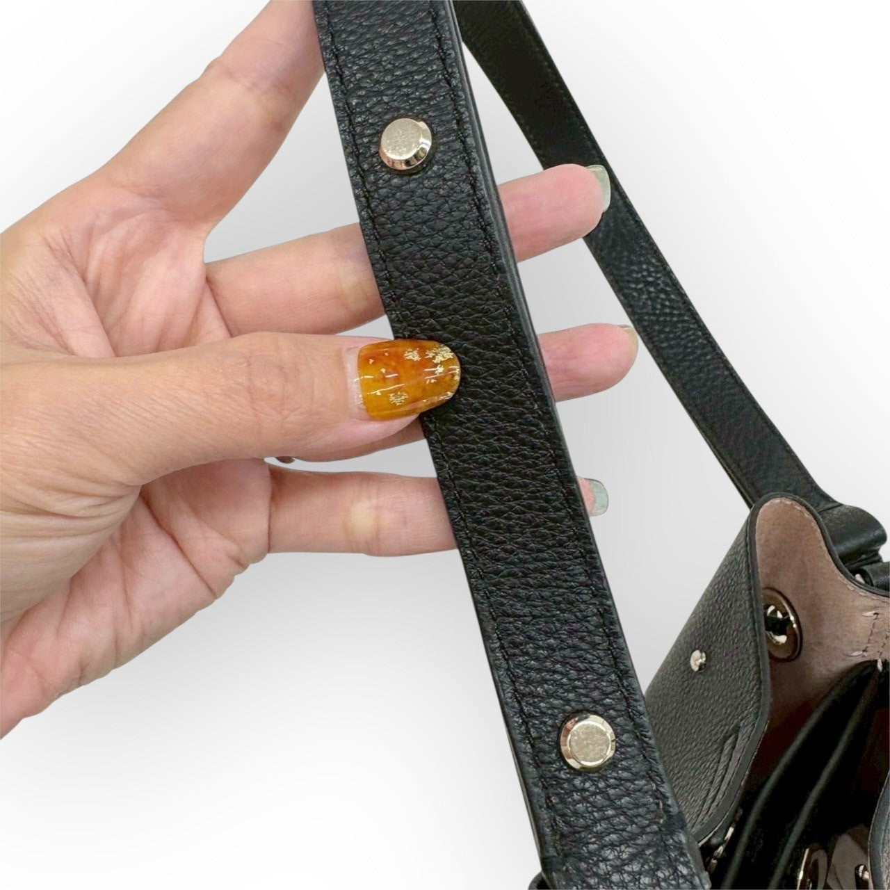 100 KateSpade ケイトスペード 2way ハンドバッグ ショルダーバッグ ブラック