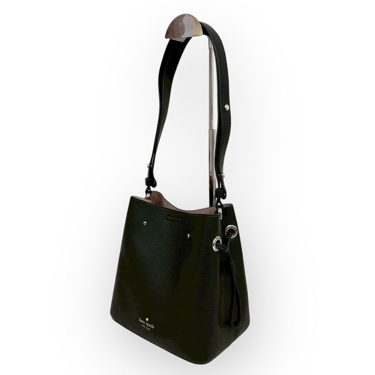 100 KateSpade ケイトスペード 2way ハンドバッグ ショルダーバッグ ブラック